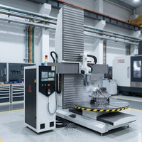 Máquina CNC de 5 Ejes RC, Máquina de Grabado Vertical de 5 Ejes para Madera, Espuma, Plástico, Aluminio, Tallado 3D y Moldeo de Precisión