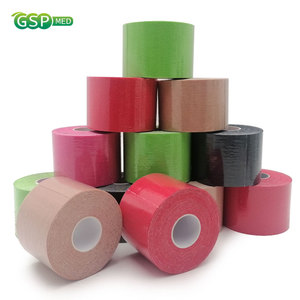 5cm * 5m renkli Kinesio bant spor kas koruma için kinesiyoloji bandı su geçirmez özel Logo halter bant toplu rulo - Product Image 2