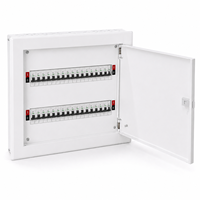 Tableau de distribution électrique étanche B&J OEM personnalisé 2R20 voies en métal sur rail DIN, boîtier de fusibles MCB, coffret de distribution de puissance