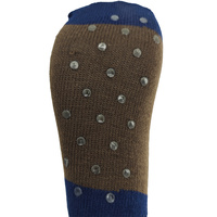 Chaussettes de sport d'hiver épaisses et chaudes OEM, antidérapantes, pour l'intérieur, chaussettes de sport personnalisées avec grip pour femmes