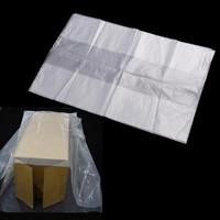Sac de rangement robuste pour déménagement et usage commercial, 125x220cm, en LDPE avec soufflet, 80 microns, imperméable, pour grand tapis