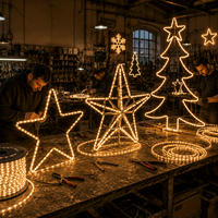 Guirlande lumineuse clignotante 100m, lumières LED pour décoration extérieure, imperméable, pour décoration de Noël