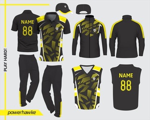 Nuevo diseño ropa deportiva Cricket uniforme conjunto completo cuello Jersey y Pantalones con facilidad de personalización - Product Image 3