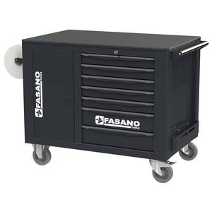Fasano Tools Rolling Tool Cabinet 14 Drawer Steel <b>Workshop</b> <b>Storage</b> Mobile Cart for Garage Use - Product Image 1
