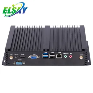 ELSKY I7HGP DDR3 I7-3517U I3 I5 I7处理器局域网SATA 1HDMI RJ45 1000M局域网通信RS232 RS485准骨ubuntu电脑迷你电脑