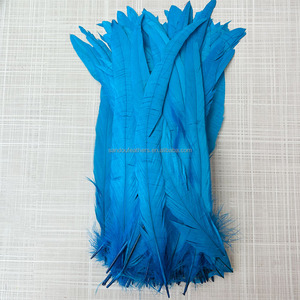 Ağartılmış boyalı 12-14 inç horoz kuyruk tüyler 30-35 cm horoz tüyler düğün festivali parti süslemeleri için el sanatları DIY karnaval - Product Image 6