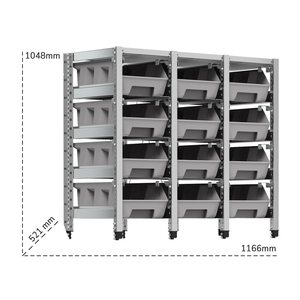 Estantería superior adicional Fami ST1203, fijación de estructura ST1201 con 12 contenedores - Product Image 1