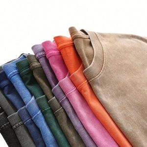 Design High Quality <b>Acid</b> Distressed Oversized Rock T-Shirt 100% Cotton <b>Drop</b> Shoulder Custom Logo Printed Wholesale Wash T - Product Image 1