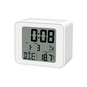 Ewetime CE/ROHS chứng nhận OEM/ODM Hỗ trợ Mini kỹ thuật số bàn báo động đồng hồ đài phát thanh kiểm soát trong nhà Temp/độ ẩm LCD hiển thị - Product Image 3