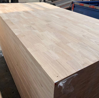 Panneau en bois de caoutchouc massif collé sur mesure, épaisseur 20 mm 25 mm, qualité mobilier, planche droite