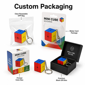Llavero con Cubo Mágico Mini 2x2 Personalizado con Logotipo, Juguete de Rompecabezas, Cubo de Velocidad, para Regalo Promocional, Educativo, Antiestrés - Product Image 5