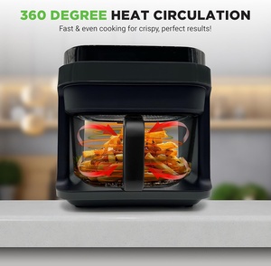 หม้อทอดไร้น้ำมันอัจฉริยะแบบดิจิตอล มองเห็นได้รอบ 360 องศา ปลอดภัยต่อสุขภาพ - Product Image 2