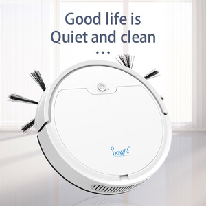 BowAI Robotic Vacuum Cleaner 0.6-1L Battery Powered Random Navigation Sweeping Suction Mopping Machine - Product Image 1