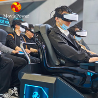 VR 9D Cinema Chair Theater 6 Dof Motion Platform VR Flight Simulator Arcade Gaming Equipment