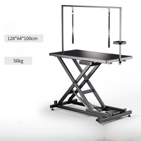 Table de toilettage électrique de luxe personnalisée, réglable en hauteur, en métal, pour chiens et chats, avec fonction sèche-cheveux