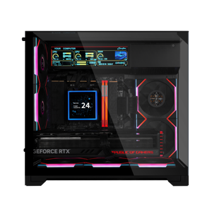 Boîtier microATX Full Tower <span class=keywords><strong>LIANLI</strong></span> Bauhaus <span class=keywords><strong>O11</strong></span> VISION-M noir Seaview Room, acrylique panoramique trois côtés, en stock - Product Image 2