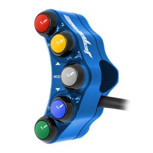 Interrupteur de guidon gauche pour Aprilia Tuono V4/R/RR 2011/2016 (bleu) - Product Image 2