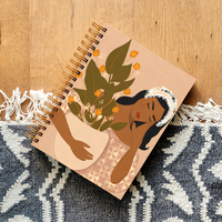 Vente en gros grand carnet B5 à spirale personnalisable couverture rigide journal scolaire mignon fleuriste journal papier à usage de bureau grande idée cadeau