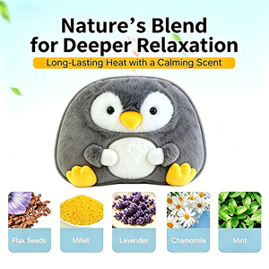 Almohadillas Térmicas de Peluche para Calentar en el Microondas, Removibles, para Aliviar Cólicos <span class=keywords><strong>y</strong></span> Dolores Menstruales, Gran Venta - Product Image 4