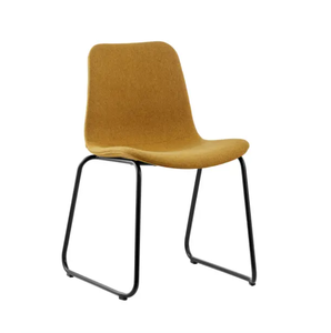 Chaise de salle à manger à prix direct d'usine en gros Pp à l'intérieur avec éponge <span class=keywords><strong>et</strong></span> tube en métal enduit de poudre de tissu - Product Image 4