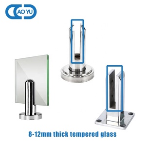 מעקות & מעקות עגול זכוכית ספיגוט גדר קלאמפ ספיגוט - Product Image 3