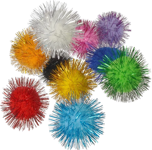 Juguete de bola de gato a prueba de masticación duradero a precio <span class=keywords><strong>barato</strong></span> surtido de colores, hinchable e interactivo para - Product Image 1