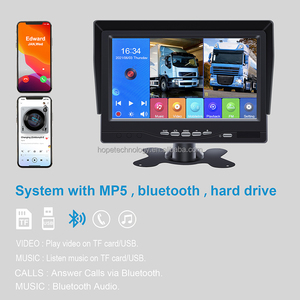 7 pouces 1080P IPS moniteur IP68 étanche caméra de Vision nocturne conduite enregistreur vidéo numérique MP5 DVR 2CH - Product Image 3