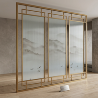 Paravent décoratif en maille métallique en acier inoxydable 304 de luxe moderne, panneau de séparation pour hall d'hôtel, design d'intérieur