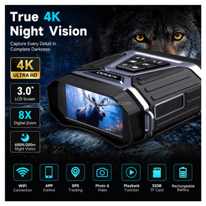 กล้องส่องทางไกลดิจิตอล 4K HD พร้อมระบบมองกลางคืน ซูมดิจิตอล หน้าจอ HD 3 นิ้ว อินฟราเรดดิจิตอล กันน้ำ สำหรับการล่าสัตว์ - Product Image 6