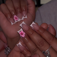 Machine à ongles réutilisables de luxe, ongles acryliques personnalisés par pression, ongles artificiels