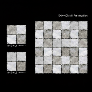 Baldosas Resistentes para Estacionamiento en Exteriores, 40x40cm 400x400mm, Superficie de Cerámica Mate para Entradas de Vehículos y Espacios Abiertos - Product Image 1