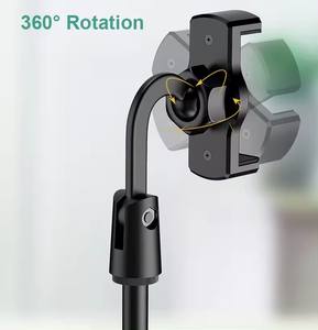 Prix bon marché support de téléphone de bureau multifonctionnel Selfie en direct seau paresseux tir élévateur rotatif support de téléphone de disque de bureau - Product Image 4