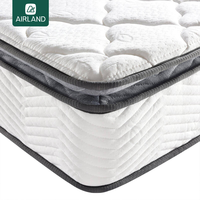 Oreiller européen personnalisé, fourniture d'usine, King Queen, taille unique, mousse à mémoire de forme, latex, matelas de lit d'hôtel à ressorts de poche dans une boîte