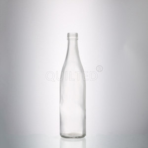 Manufacturer <strong>Cheap</strong> 500ml 16oz 50cl Round Flint Glass Liquor Bottle <strong>Rum</strong> Spirits Vodka Alcohol Lemonade Drink Glass Bottles - Product Image 3