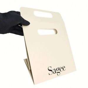 HIgh Quality Low Moq Exquisite Premium Paper <b>Bag</b> with Ribbon Handle Elegant Paper Packaging for Shopping <b>Bags</b> - Product Image 4
