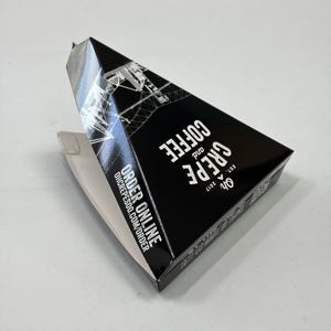 Boîte à pizza en forme de triangle environnement de sécurité alimentaire boîte à pizza usine fabrique des boîtes à pizza en papier personnalisées pour emballage biodégradable - Product Image 6