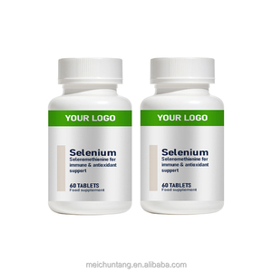 OEM Cápsulas de selenio natural 200mcg Vitamina esencial para la salud de la tiroides en adultos Complementado con calcio Hierro Zinc - Product Image 2