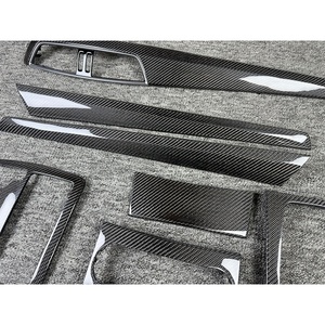 Revestimiento Interior de Fibra de Carbono Real para Mercedes W204 W507 Coupé, Modificación del Panel de Control Central Interior, Umbral de Puerta - Product Image 1