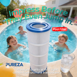 Cartouche de filtre de piscine PUREZA 20 pouces x 7 pouces BC80 4x80 pieds carrés, remplacement pour spa, piscine et jacuzzi - Product Image 1