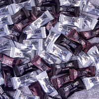 Bonbons au café, bonbons pressés en forme de grains de café, collation anti-somnolence pour le bureau et la conduite, vente en gros