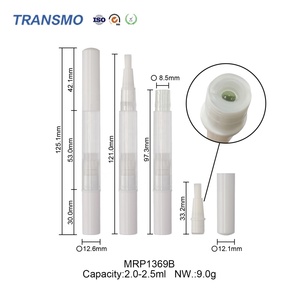 Stylo cosmétique personnalisable, stylo à huile pour les lèvres, stylo à huile pour les ongles, tube de correcteur liquide, logo personnalisé, 2 ml, fabricant de flacons en plastique - Product Image 2