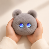 Peluche d'elfe gris parlant avec intelligence artificielle, poupée robot compagnon émotionnel pour enfants
