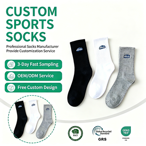 <span class=keywords><strong>Chaussettes</strong></span> de course mi-mollet pour hommes, personnalisables et en stock, fabrication classique en tricot, parfaites pour un usage quotidien et assorties à toutes les tenues. - Product Image 1