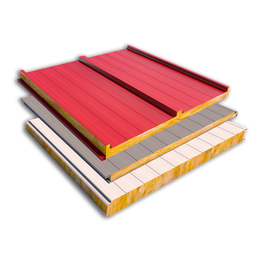 倉庫用サンプルPUポリウレタン屋根断熱複合サンドイッチパネル - Product Image 3