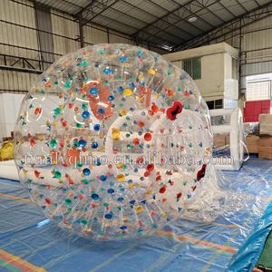 Boules <span class=keywords><strong>de</strong></span> pelouse gonflables en PVC transparentes directes en usine, adaptées aux jeux roulants sur les champs <span class=keywords><strong>de</strong></span> neige extérieurs et les stations <span class=keywords><strong>de</strong></span> <span class=keywords><strong>ski</strong></span>. - Product Image 6
