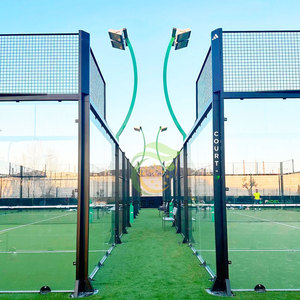 Cancha DE TENIS panorámica Paddle Ball Cancha de Pádel panorámica galvanizada en caliente para exteriores e interiores Anti-óxido - Product Image 5