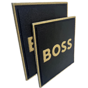 高品質カスタマイズロゴ3Dエンボス加工環境にやさしいTPU無毒無臭卸売り衣料品レーザーカットエッジロールラベル - Product Image 6