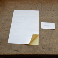 Étiquettes d'expédition thermiques 1x2-5/8 pouces - Rouleau thermique direct blanc vierge pour imprimante - Vente en gros directe d'usine