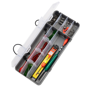 LUSHAZER Kit de <span class=keywords><strong>pêche</strong></span> 39 pièces/ensemble : Hameçons, appâts souples, boîte <span class=keywords><strong>à</strong></span> accessoires de <span class=keywords><strong>pêche</strong></span>, flotteurs, hameçons plombés et leurres - Product Image 6