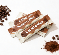 Sachets individuels en aluminium imprimés sur mesure, mini-sachets anti-odeur pour miel, sachets de qualité alimentaire pour lait, thé, café en poudre, sucre